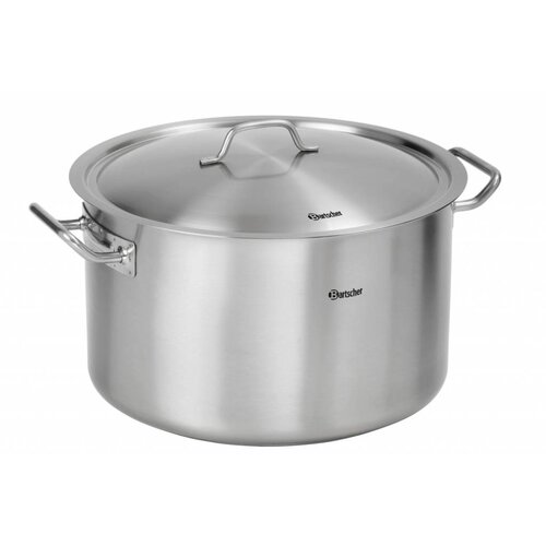 Bartscher Marmite + Couvercle Inox - Poignées Anti-Chaleur - 30 Litres - Ø430mm Bartscher Marmite + Couvercle Inox - Poignées Anti-Chaleur - 30 Litres - Ø430mm