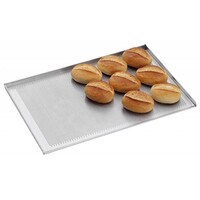 Plaque Pérforée à 3 Bordures Latérales - Aluminium - 400x600x20(h)mm