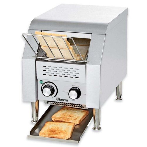 Bartscher Grille-Pain à Convoyeur Inox | MINI | 75 Toasts/Heure | 1340W