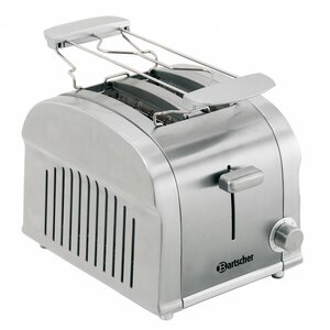 Bartscher Grille-Pain Inox | 2 Tranches | 900W