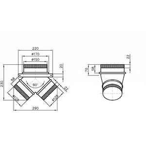 Bartscher Manchon Pour Hottes 900 & 1000