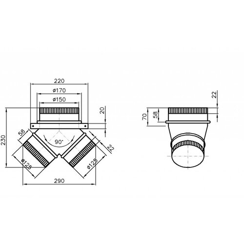 Bartscher Manchon Pour Hottes 900 & 1000