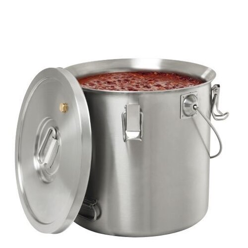 Bartscher Conteneur Isotherme 20 Litres - Double Paroi + 4 Fermetures - Ø300-345(h)mm