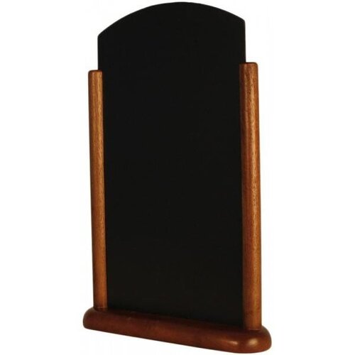 Securit Tableau Ardoise de Table Wengé - Moyen - 200x280mm