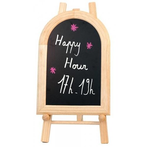 Securit Chevalet de Table Blanc - 650(h)mm