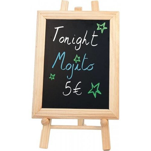 Securit Chevalet de Table Blanc - 650(h)mm