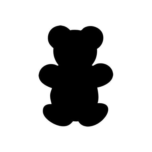 Securit Ardoise Silhouette Ours + 1 Feutre Craie