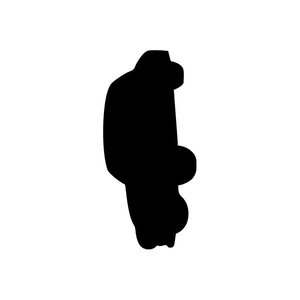 Securit Ardoise Silhouette Voiture + 1 Feutre Craie