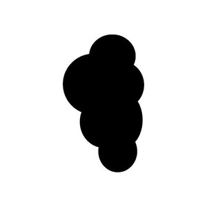 Securit Ardoise Silhouette Nuage + 1 Feutre Craie