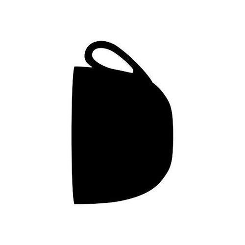 Securit Ardoise Silhouette Tasse + 1 Feutre Craie