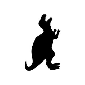 Securit Ardoise Silhouette Dinosaure + 1 Feutre Craie