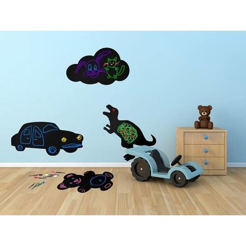 Securit Ardoise Silhouette Dinosaure + 1 Feutre Craie