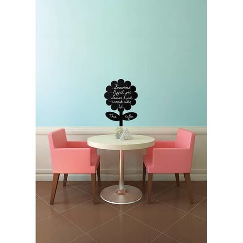 Securit Ardoise Silhouette Fleur + 1 Feutre Craie Securit Ardoise Silhouette Fleur + 1 Feutre Craie