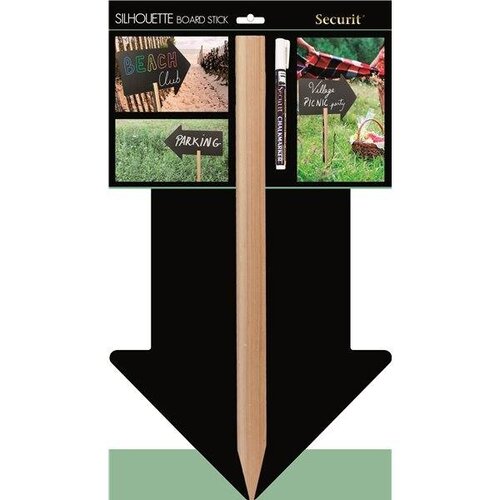 Securit Ardoise Silhouette Pique Flèche - 730x500mm
