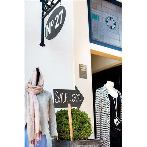 Securit Ardoise Silhouette Pique Flèche - 730x500mm