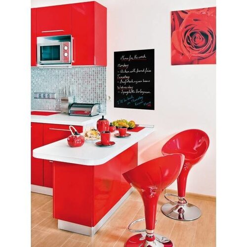 Securit Ardoise Silhouette Carré + 1 feutre Craie