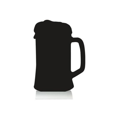 Securit Ardoise Silhouette Bière + 1 Feutre Craie