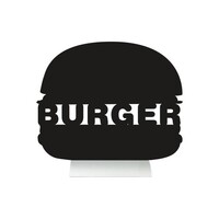 Ardoise Silhouette Burger + 1 Feutre Craie