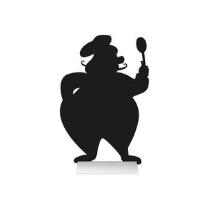 Securit Ardoise Silhouette Chef + 1 Feutre Craie