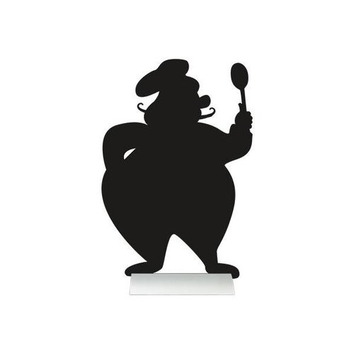 Securit Ardoise Silhouette Chef + 1 Feutre Craie