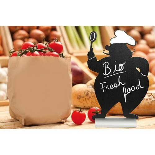 Securit Ardoise Silhouette Chef + 1 Feutre Craie