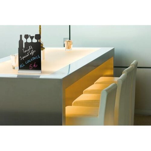 Securit Ardoise Silhouette Cocktail + 1 Feutre Craie