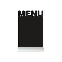 Ardoise Silhouette Menu + 1 Feutre Craie