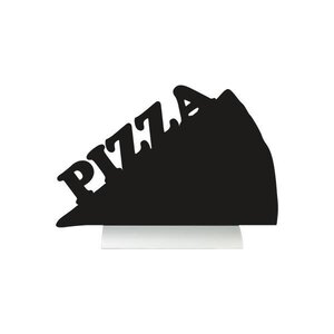 Securit Ardoise Silhouette Pizza + 1 Feutre Craie