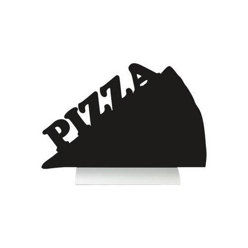 Securit Ardoise Silhouette Pizza + 1 Feutre Craie