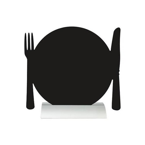 Securit Ardoise Silhouette Assiette + 1 Feutre Craie Securit Ardoise Silhouette Assiette + 1 Feutre Craie