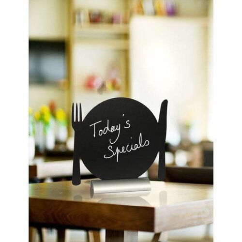 Securit Ardoise Silhouette Assiette + 1 Feutre Craie Securit Ardoise Silhouette Assiette + 1 Feutre Craie