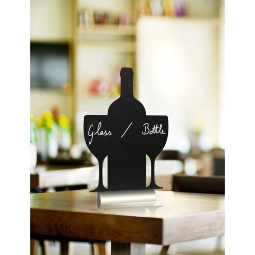 Securit Ardoise Silhouette Vin + 1 Feutre Craie