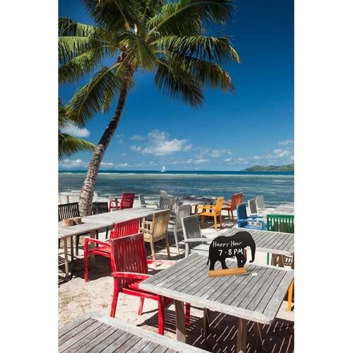 Securit Ardoise Silhouette Éléphant + 1 Feutre Craie Blanc