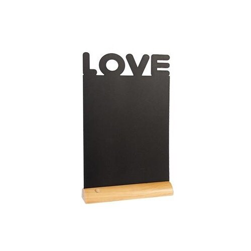 Securit Ardoise Silhouette Love + 1 Feutre Craie Blanc