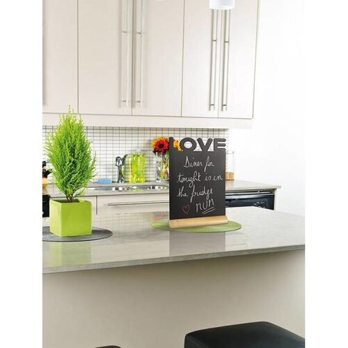 Securit Ardoise Silhouette Love + 1 Feutre Craie Blanc