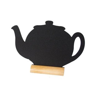 Securit Ardoise Silhouette Thé + 1 Feutre Craie Blanc