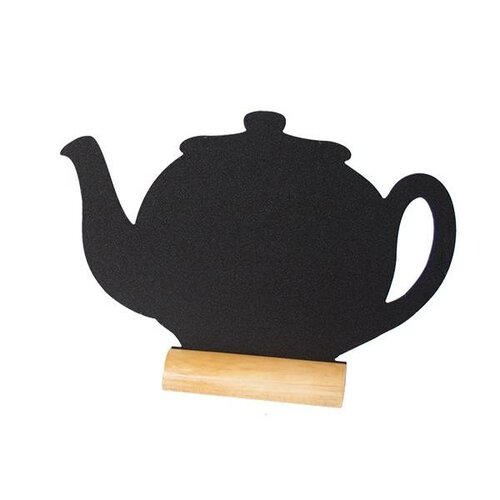 Securit 3 Ardoises Silhouette Thé + 1 Feutre Craie Blanc