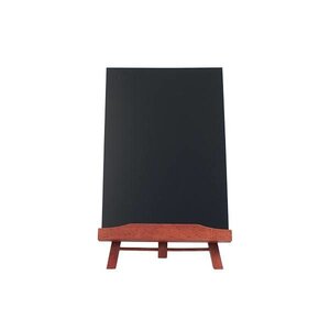 Securit Chevalet Trépied A4 - Acajou