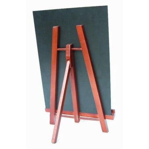 Securit Chevalet Trépied A4 - Acajou