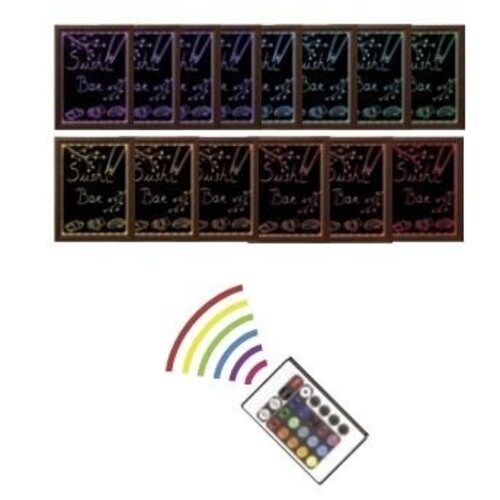 Securit Panneau LED Wengé - Disponibles En 3 Tailles