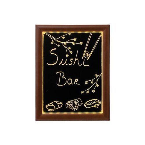 Securit Panneau LED Wengé - Disponibles En 3 Tailles