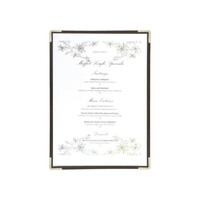 Protège-Menus Simple A4 - Transparent Crystal - Lot de 3 Pièces