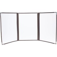 Protège-Menus Triple A4 - Transparent Crystal - Lot de 3 Pièces