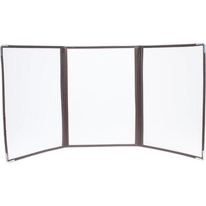 Securit Protège-Menus Triple A4 - Transparent Crystal - Lot de 3 Pièces