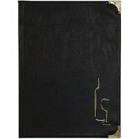 Porte Carte à Vin Basic A4 Noir