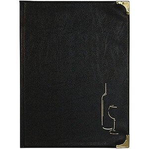 Securit Porte Carte à Vin Basic A4 Noir