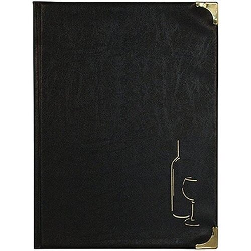 Securit Porte Carte à Vin Basic A4 Noir