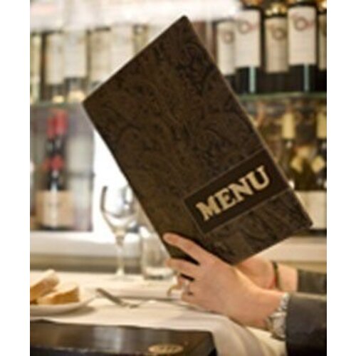 Securit Protège-Menu Design Paisley A4 Securit Protège-Menu Design Paisley A4
