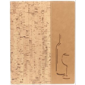 Securit Porte Carte à Vin Design Cork A4 Securit Porte Carte à Vin Design Cork A4