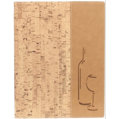 Securit Porte Carte à Vin Design Cork A4